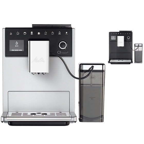 Melitta® CI Touch® – srebrny F630-111 / frosted black F630-112