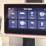 Ekran dotykowy Coffee Format BREAK z menu napojów