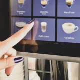 Coffee Format DUKE — wybór kawy w menu dotykowym