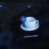 Coffee Format SEED — wybór napoju na ekranie dotykowym