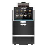 Coffee Format BREAK W2L Black — czarny ekspres, widok z przodu