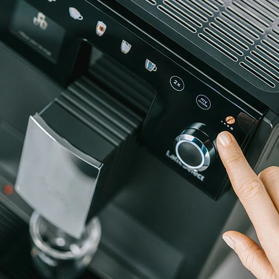 Melitta LatteSelect — panel wyboru kawy i ustawień