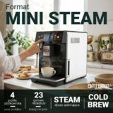 Coffee Format MINI STEAM White w kuchni — ilustracja producenta