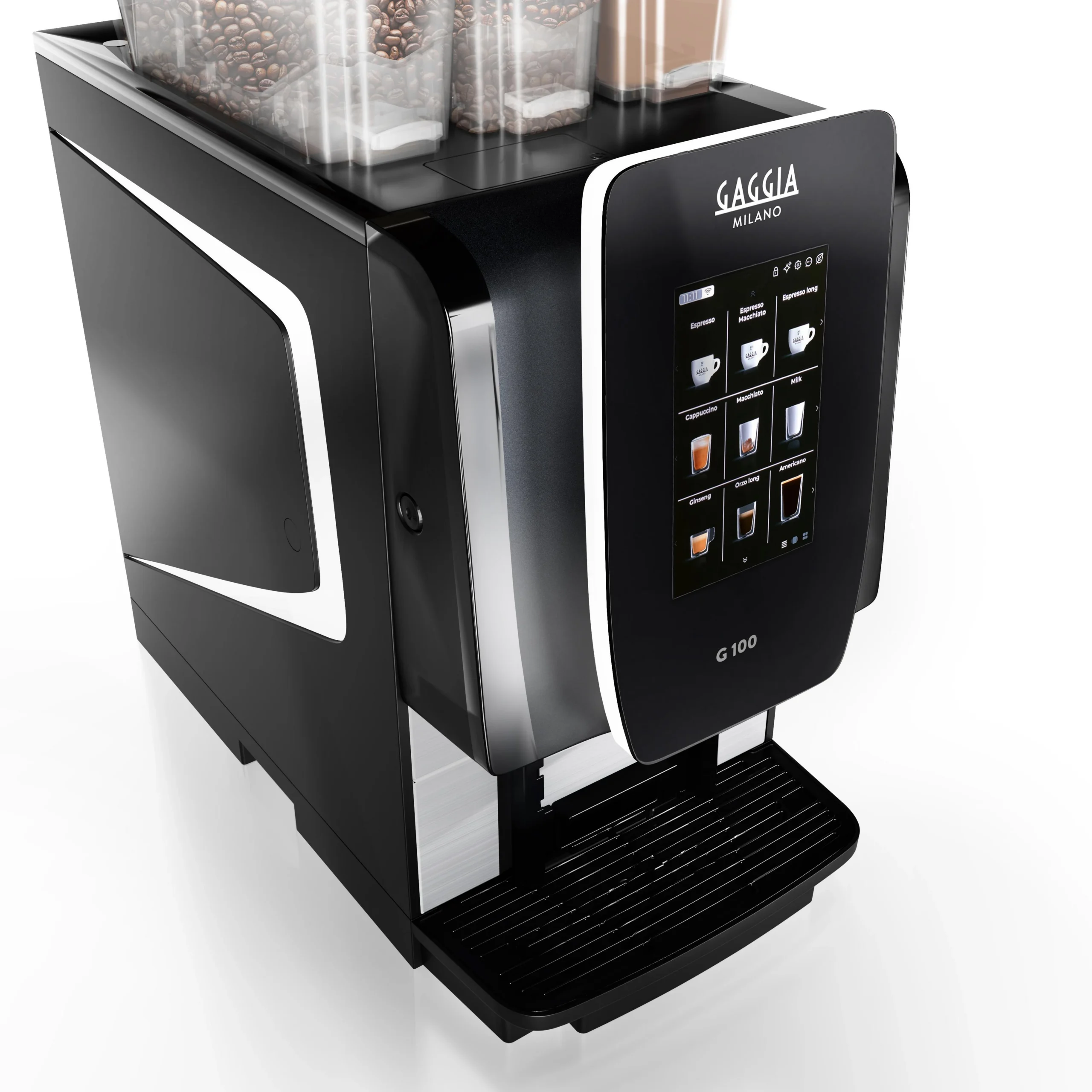 Gaggia G100 — panel i obudowa pod kątem