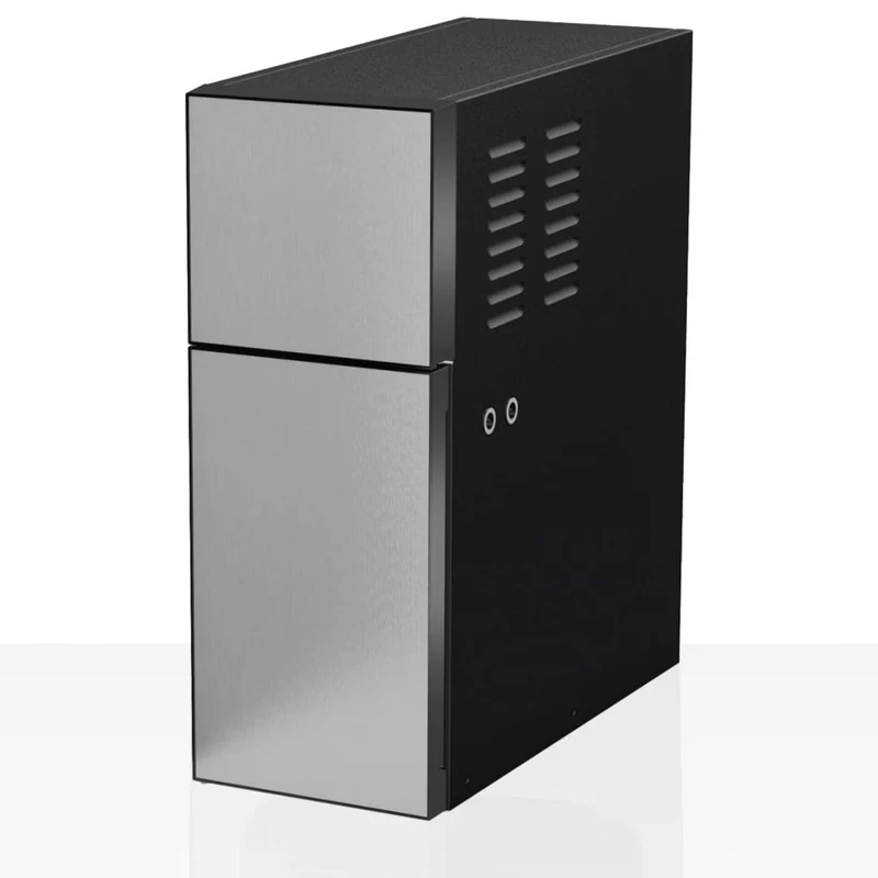 Lodówka do mleka Gaggia 7 l 960990 — front ze stali nierdzewnej