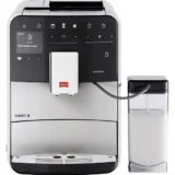 Melitta Barista T Smart — ekspres bez filiżanek; pojemnik na mleko jest wyposażeniem dodatkowym
